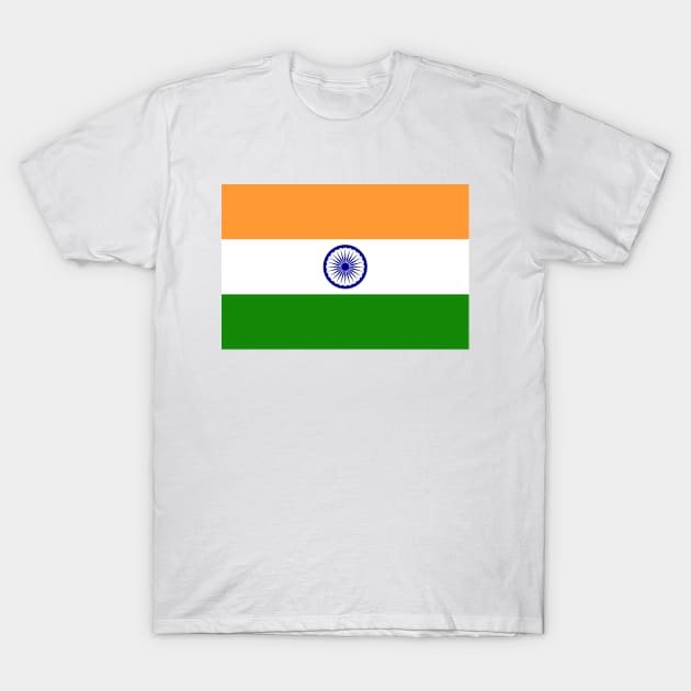 Flag of India T-Shirt by COUNTRY FLAGS